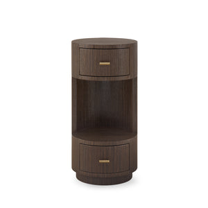 Aaron 2-Drawer End Table-Blue Hand Home