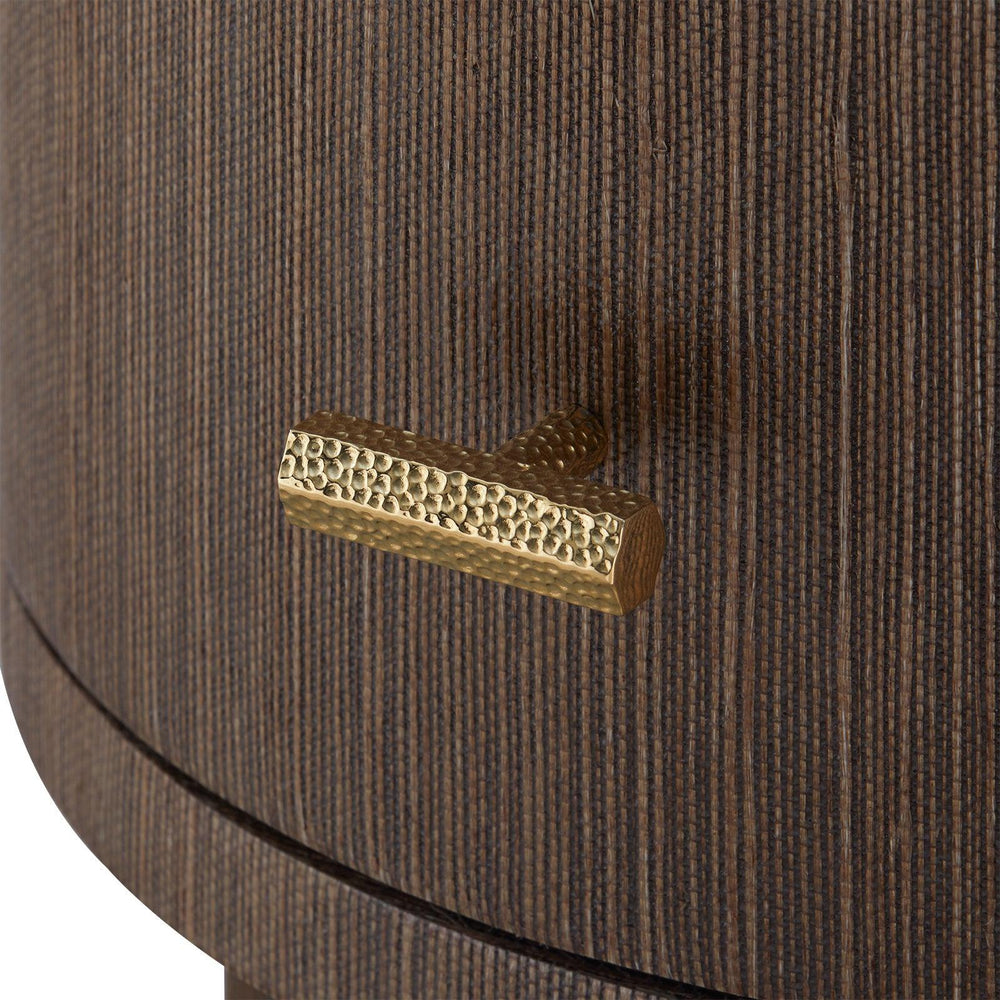 Aaron 2-Drawer End Table-Blue Hand Home
