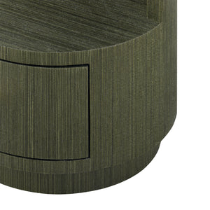 Aaron 2-Drawer End Table-Blue Hand Home