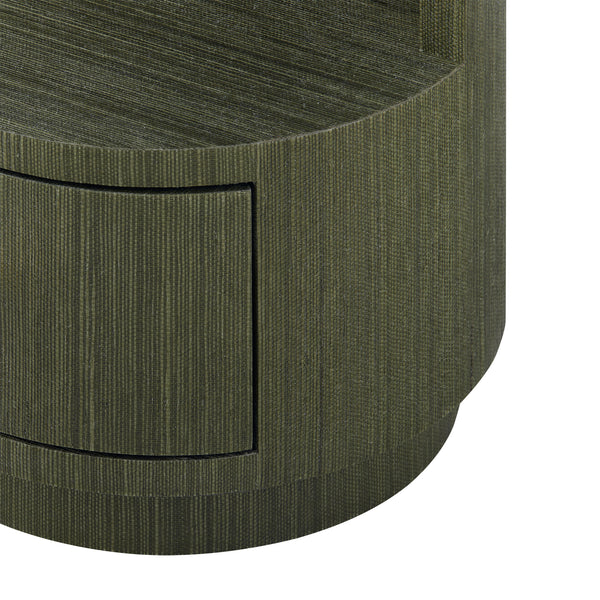 Aaron 2-Drawer End Table-Blue Hand Home
