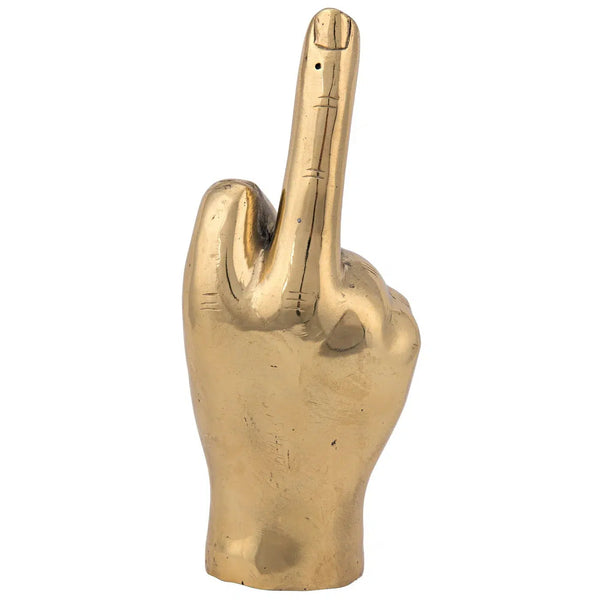 The Finger, Brass-Noir Furniture-Blue Hand Home