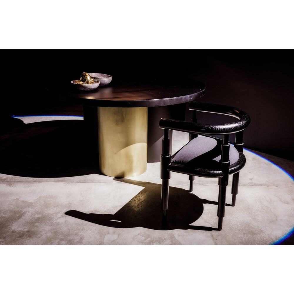 Coiled, Brass-Noir Furniture-Blue Hand Home