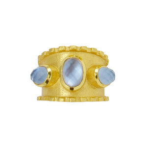 MEDAGLIA RING-Blue Hand Home
