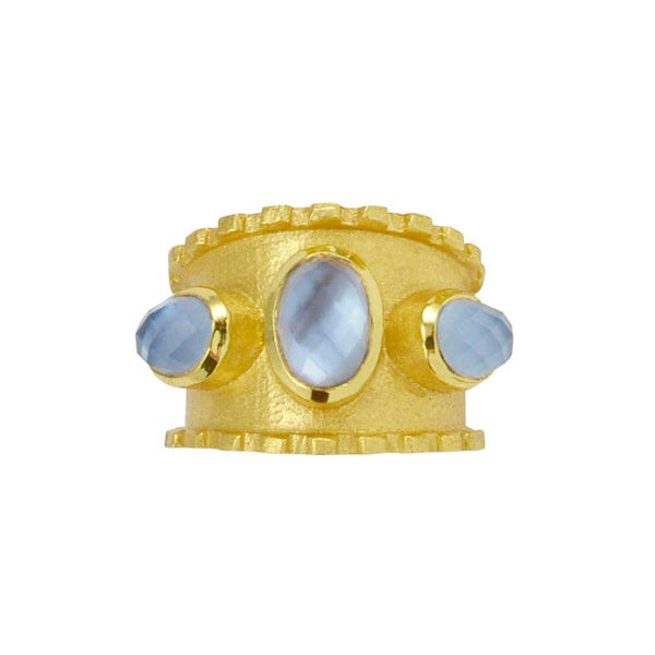MEDAGLIA RING-Blue Hand Home