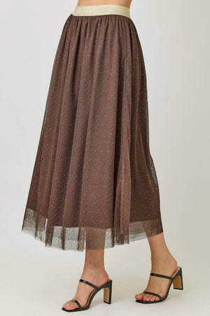 61286 Sparklet Tulle Skirt-Blue Hand Home