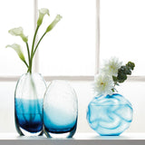 Adela Small Vase / Mediterranean Blue-Villa & House-Blue Hand Home