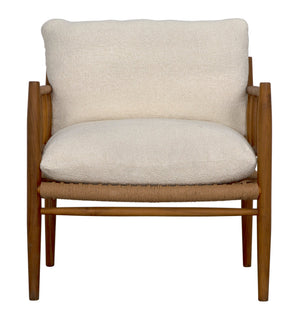 Giuseppe Chair with US Made Cushions-Noir Furniture-Blue Hand Home