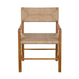 Franco Arm Chair, Teak with Synthetic Woven-Noir Furniture-Blue Hand Home