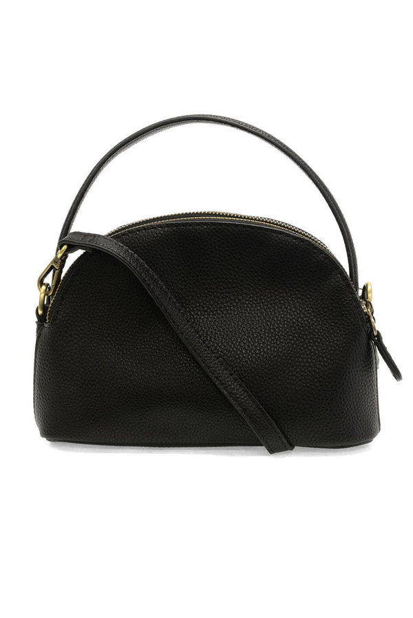Larissa Double Zip Dome Crossbody-Blue Hand Home