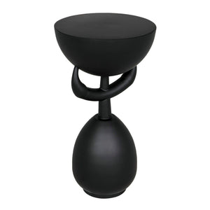 Africa Side Table, Metal-Noir Furniture-Blue Hand Home