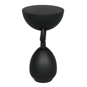 Africa Side Table, Metal-Noir Furniture-Blue Hand Home