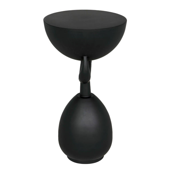 Africa Side Table, Metal-Noir Furniture-Blue Hand Home