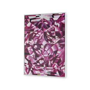 Asha Framed Canvas, Purple