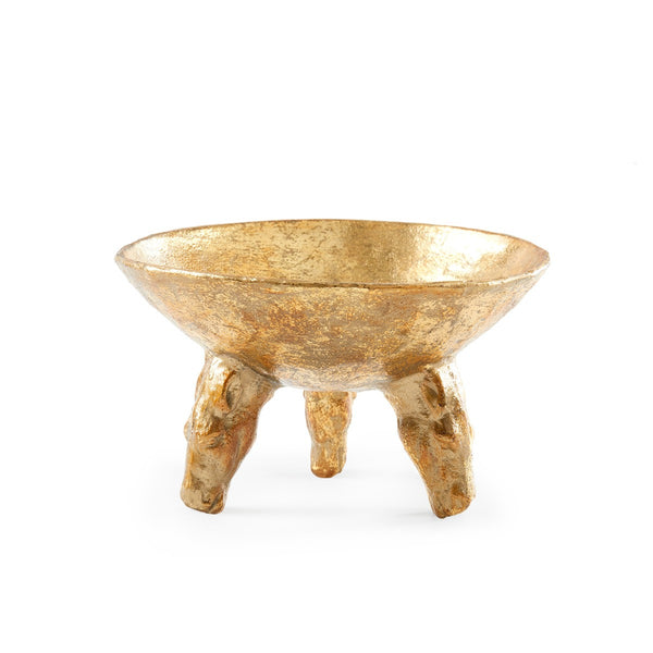 Akai Medium Bowl, Gold Leaf by Villa & House