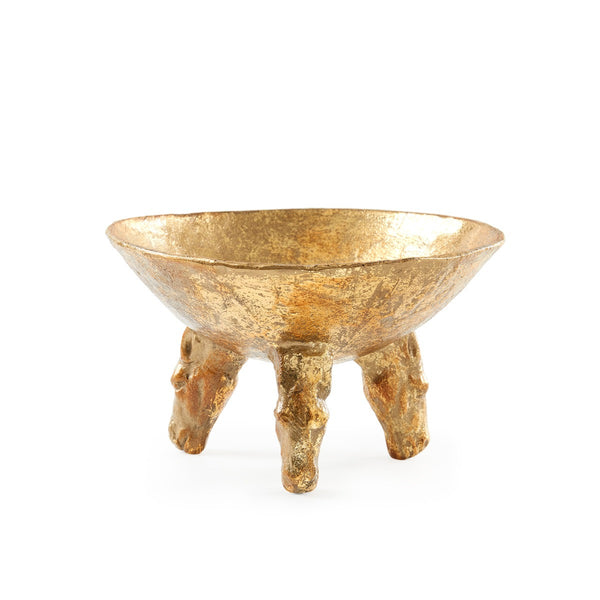 Akai Medium Bowl, Gold Leaf by Villa & House