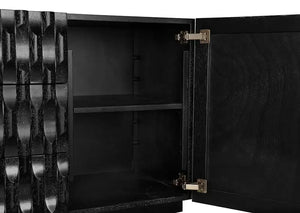 Alameda Sideboard, Large, Black Walnut-Noir Furniture-Blue Hand Home
