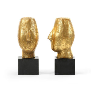 Alberto Statue / Gold Leaf-Villa & House-Blue Hand Home