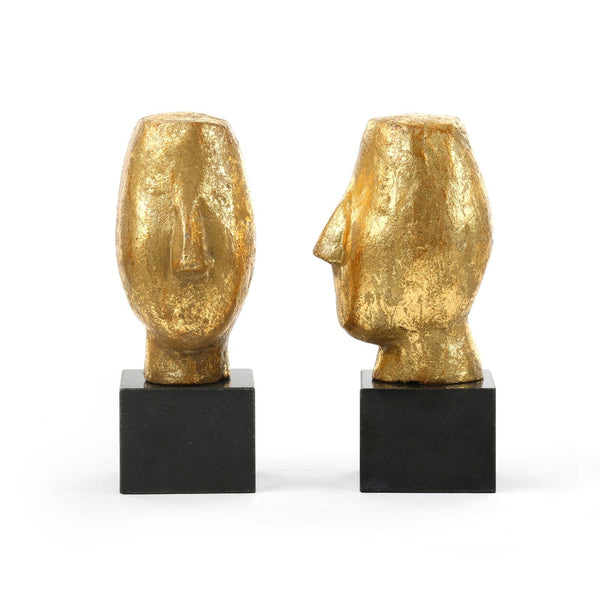 Alberto Statue / Gold Leaf-Villa & House-Blue Hand Home