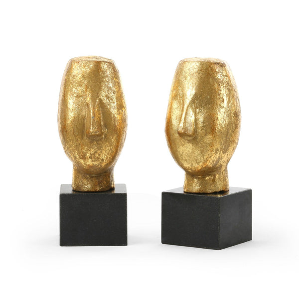 Alberto Statue / Gold Leaf-Villa & House-Blue Hand Home
