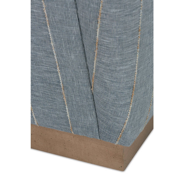 Allie Swivel - Indigo Kid-proof Stripe-Blue Hand Home