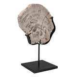Wood Fossil with Stand, 8"-Noir Furniture-Blue Hand Home