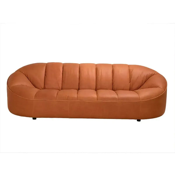 Amadeus Sofa, Roman Red Leather-Noir Furniture-Blue Hand Home