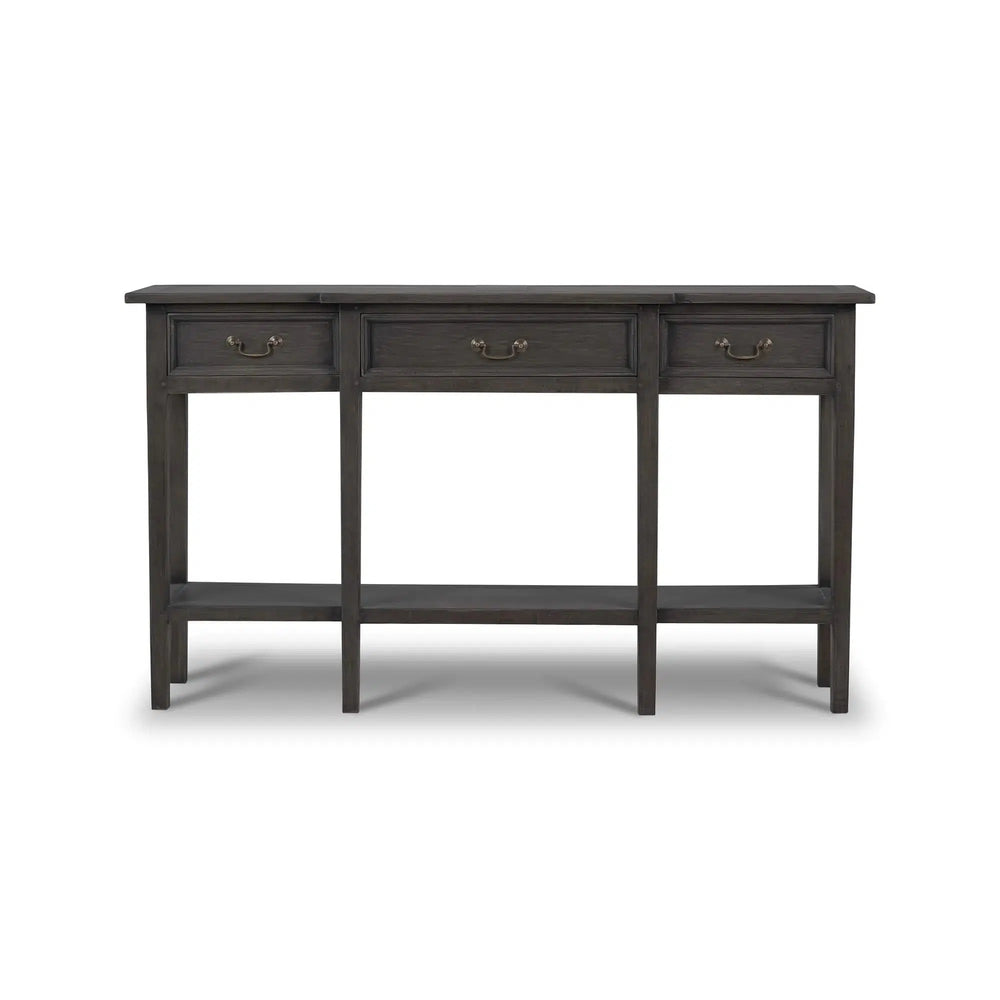 Amherst Narrow Console Table-Blue Hand Home