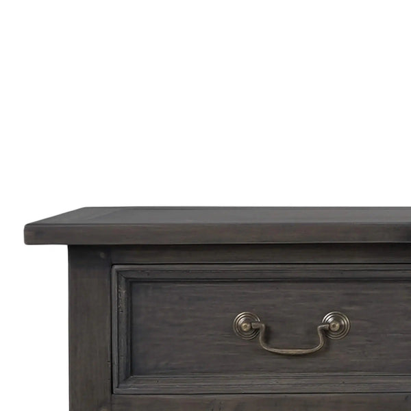 Amherst Narrow Console Table-Blue Hand Home