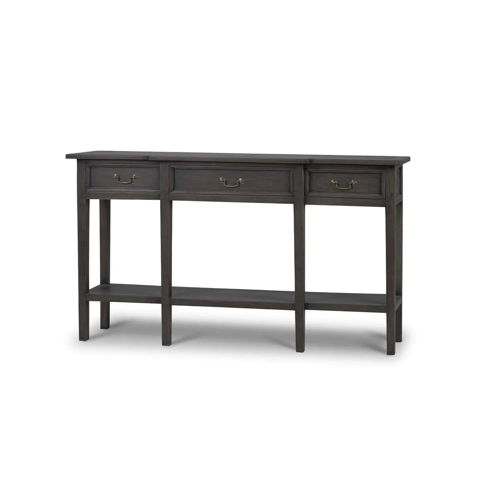 Amherst Narrow Console Table-Blue Hand Home