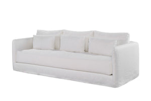 Anderson Modern Sofa: Generous Single Bench Seat, Rounded Arms, Versatile Comfort