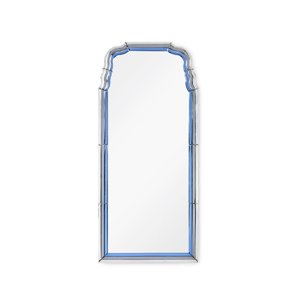 Anne Mirror / Sapphire Blue, Gray, and Clear-Villa & House-Blue Hand Home