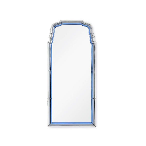 Anne Mirror / Sapphire Blue, Gray, and Clear-Villa & House-Blue Hand Home