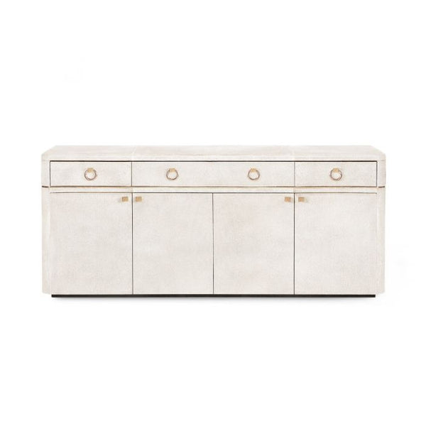 Andre 3-Drawer & 4-Door Cabinet / Snow-Villa & House-Blue Hand Home