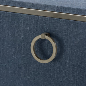 Ansel Extra Large 6-Drawer, Blue Steel