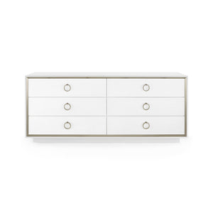 Ansel Extra Large 6-Drawer, Chiffon White