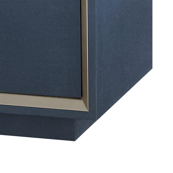 Ansel 4-Door Cabinet-Blue Hand Home