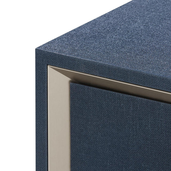 Ansel 4-Door Cabinet-Blue Hand Home