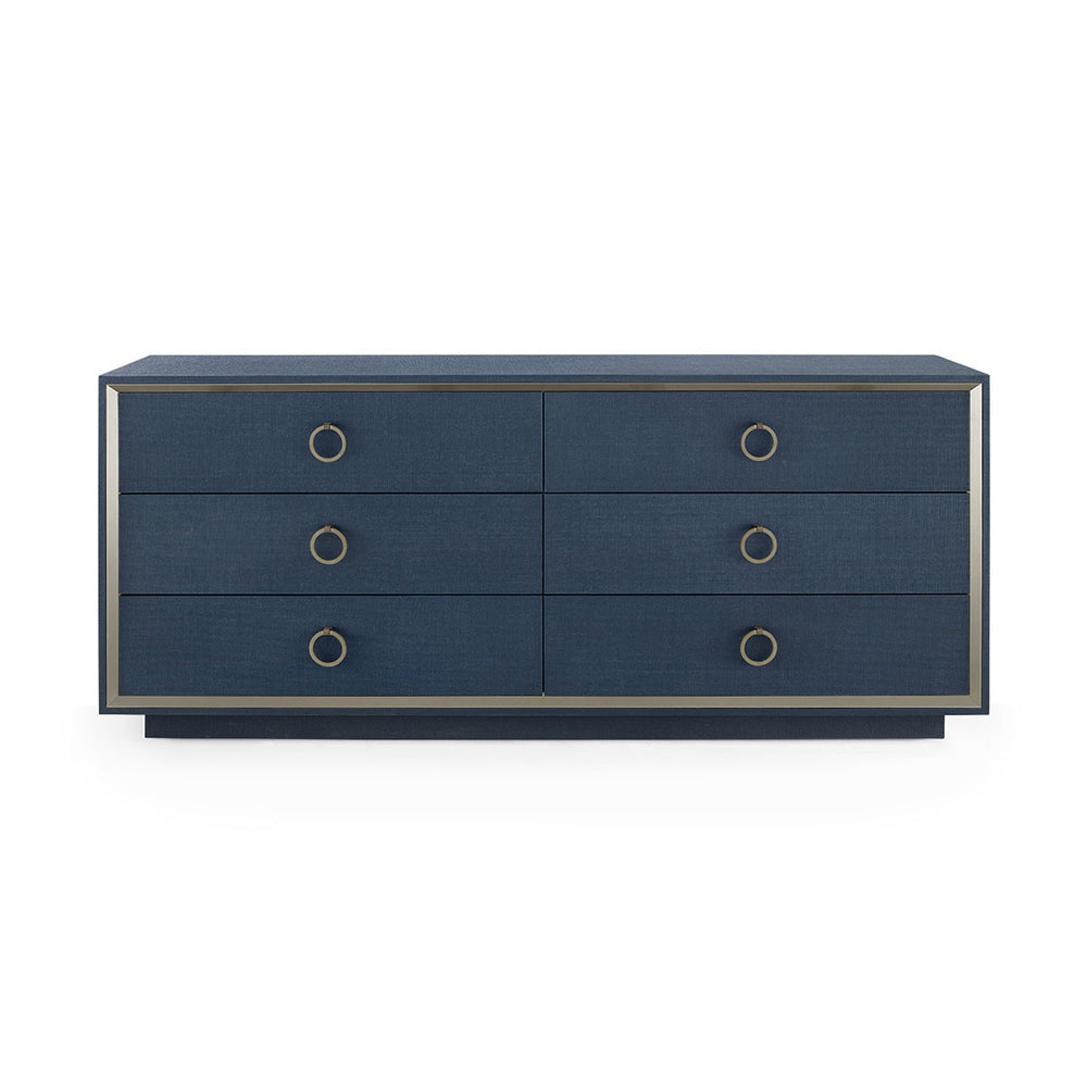 Ansel Extra Large 6-Drawer, Blue Steel