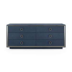 Ansel Extra Large 6-Drawer, Blue Steel