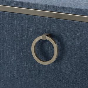 Ansel Extra Large 6-Drawer, Blue Steel