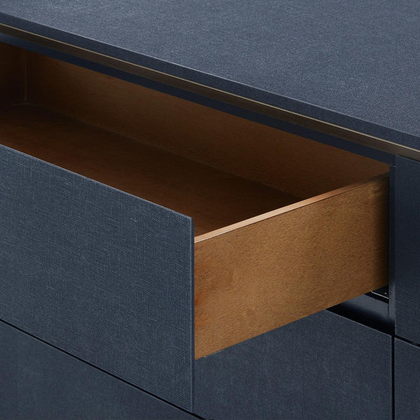 Ansel Extra Large 6-Drawer, Blue Steel