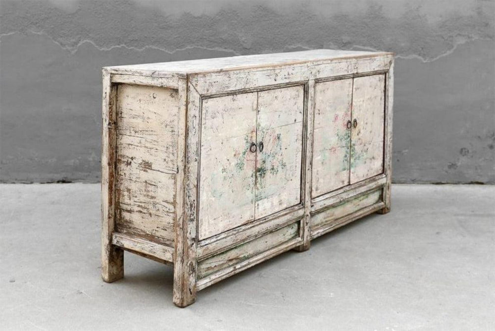 Antique Gansu Buffet-Blue Hand Home