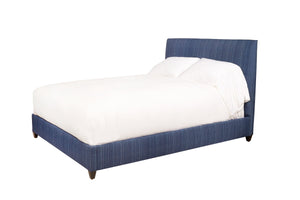 Chic April Upholstered Bed Frame: Sustainable FSC Wood, Easy-Care Slipcover, Multiple Sizes