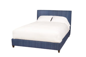 Chic April Upholstered Bed Frame: Sustainable FSC Wood, Easy-Care Slipcover, Multiple Sizes