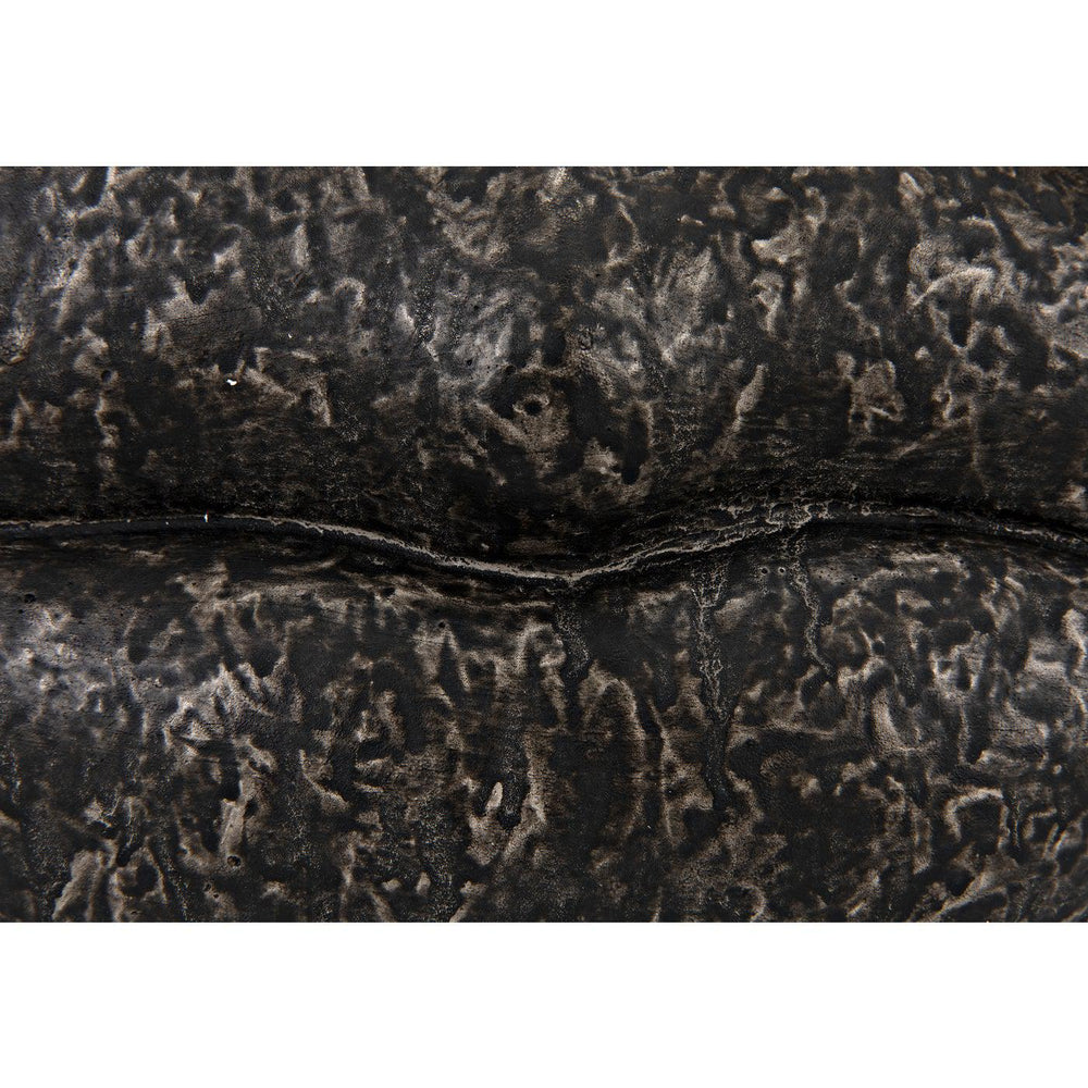 Lips, Black Fiber Cement-Noir Furniture-Blue Hand Home