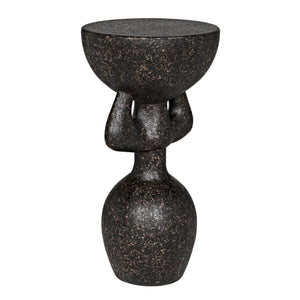 African Side Table-Noir Furniture-Blue Hand Home