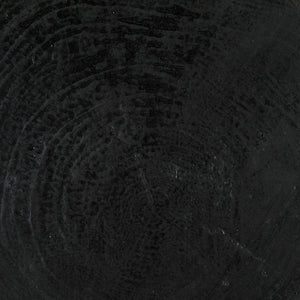 Samson Stool/Side Table, Black Burnt Resin-Noir Furniture-Blue Hand Home