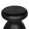 Samson Stool/Side Table, Black Burnt Resin-Noir Furniture-Blue Hand Home