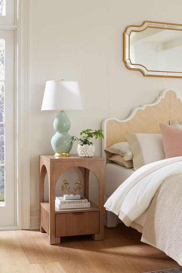 Arcadia 1-Drawer End Table-Blue Hand Home