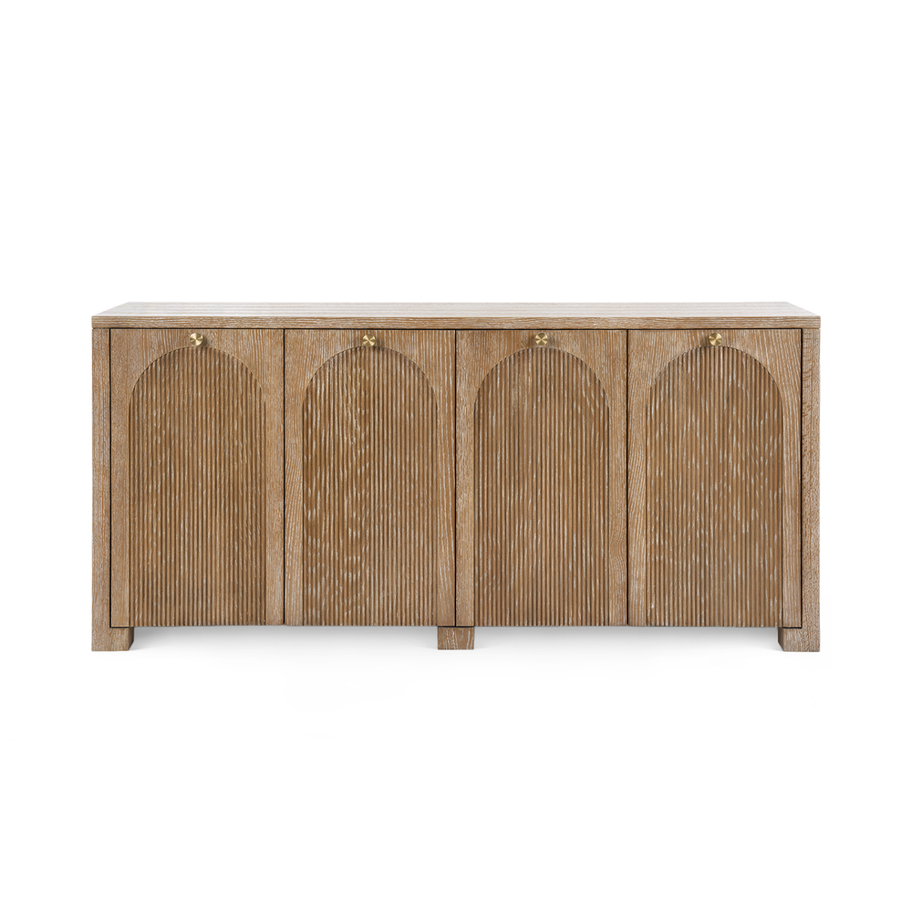 Arcadia 4-Door Cabinet-Blue Hand Home